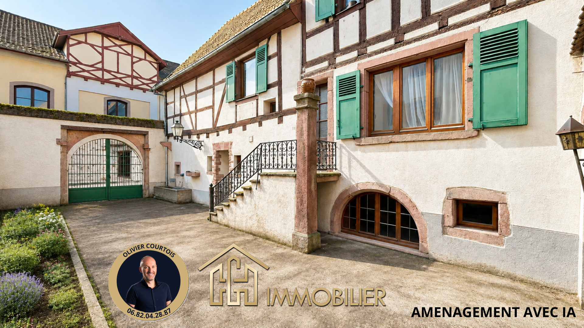 Maison vigneronne avec dépendance et 2 logements indépendants au coeur de Bergheim